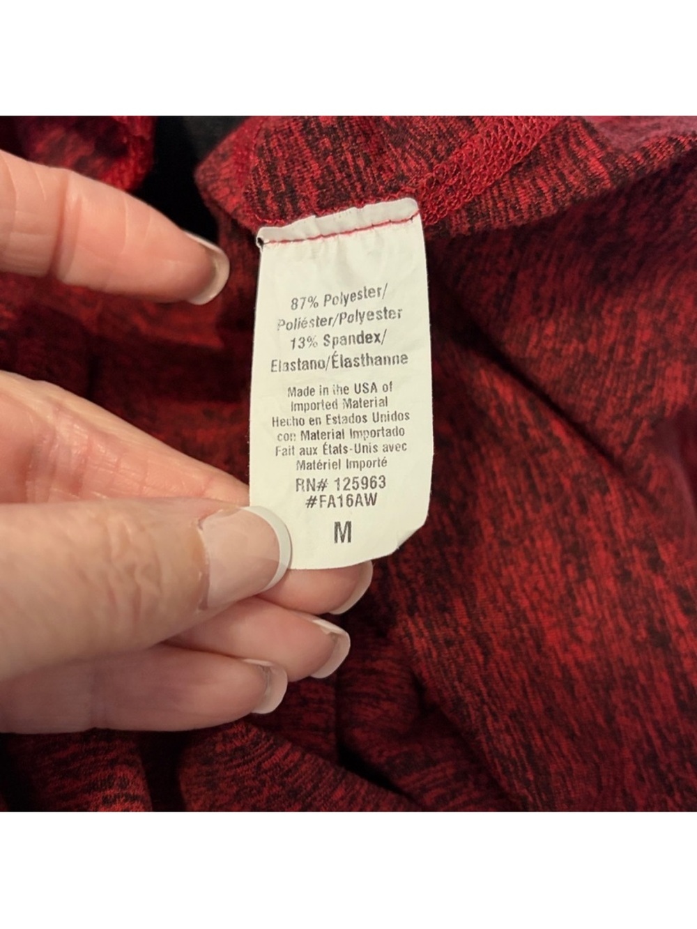 Beyond Yoga SET Peplum Back Jacket Red Spacedye Top Full Zip High Rise Pant Sz M - Picture 12 of 15